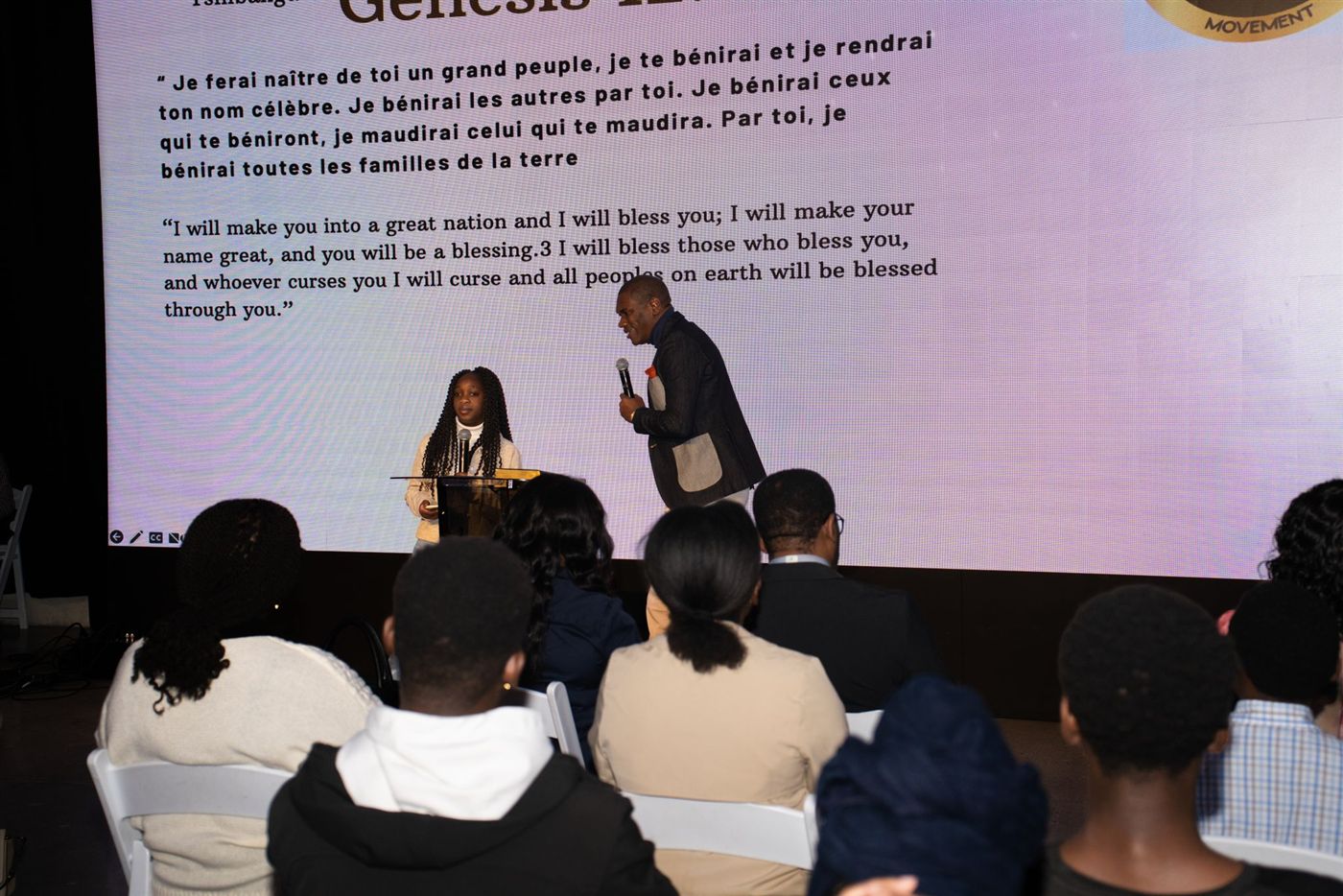 BOW conference, February 2025: Pastor Jean Paul Tshibangu on stage